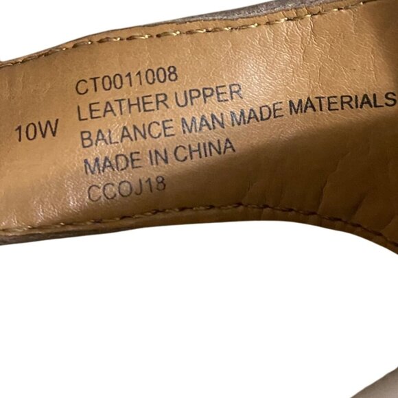 Comfortiva Slingback Sandals Womens Size 10 Brown Boho Casual Summer Cruisewear - Picture 6 of 7